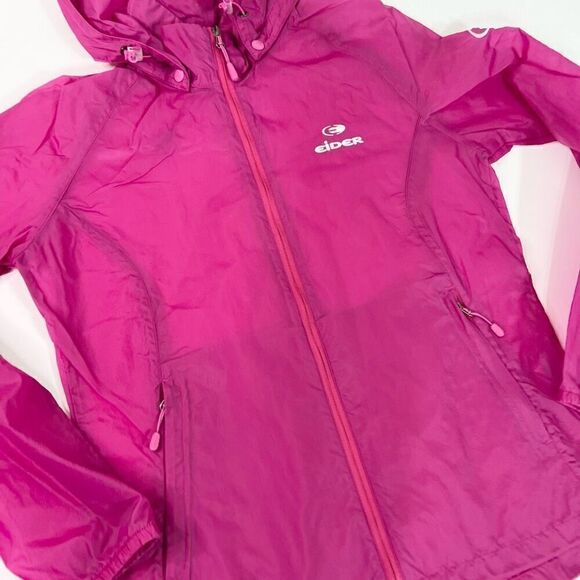 Eider Jacket Women Small Ultralight Waterproof UV Protection Outdoor Zip Up Pink - Picture 2 of 11